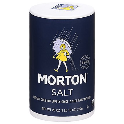 Morton Salt Plain - 26 Oz - Image 3