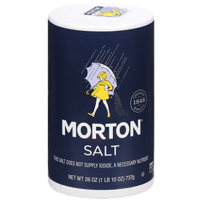 Morton Salt Plain - 26 Oz - Image 3