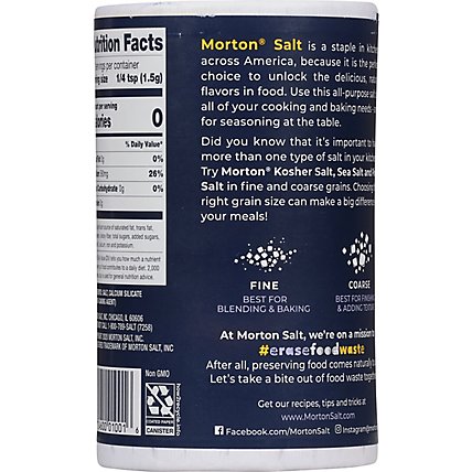 Morton Salt Plain - 26 Oz - Image 6