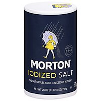 Morton Salt Iodized - 26 Oz - Image 1