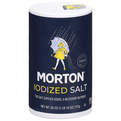 Morton Salt Iodized - 26 Oz