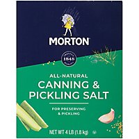 Morton Salt Canning & Pickling - 4 Lb - Image 1