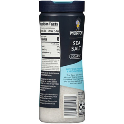 Morton Sea Salt Mediterranean Coarse - 17.6 Oz - Image 5