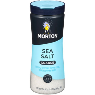 Morton Sea Salt Mediterranean Coarse - 17.6 Oz