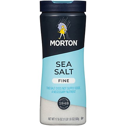 Morton Sea Salt Mediterranean Fine - 17.6 Oz - Image 2
