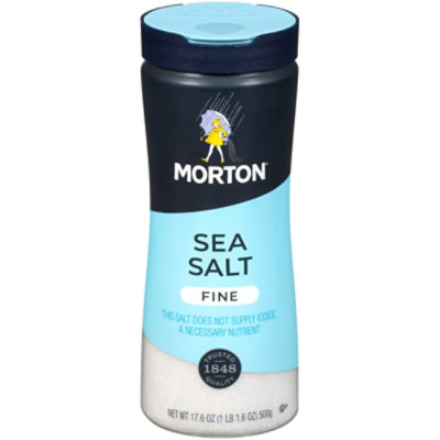 Morton Sea Salt Mediterranean Fine - 17.6 Oz