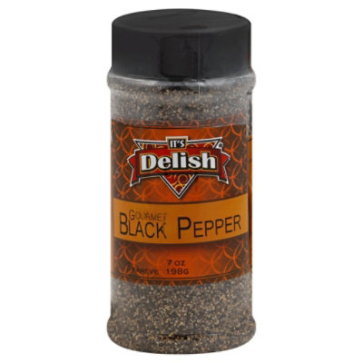 Its Delish Black Pepper Gourmet - 7 Oz - Image 1