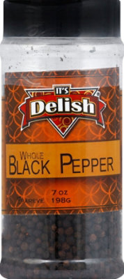 Its Delish Black Pepper Whole - 7 Oz - Image 2