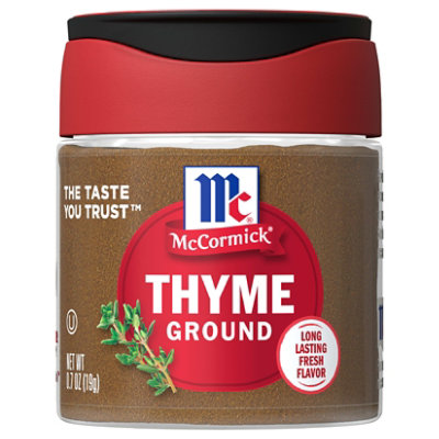 McCormick Ground Thyme - 0.7 Oz