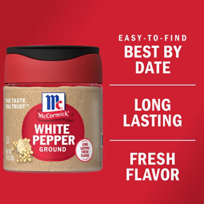 McCormick Ground White Pepper - 1 Oz - Image 3