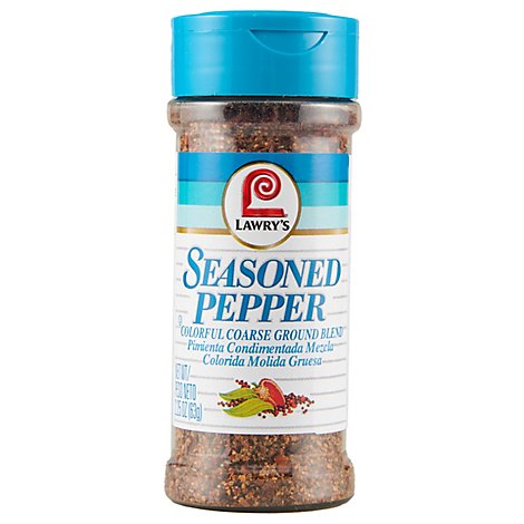 Lawry's Colorful Coarse Ground Blend Seasoned Pepper - 2.25 Oz