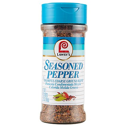 Lawry's Colorful Coarse Ground Blend Seasoned Pepper - 2.25 Oz - Image 1