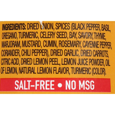 Mrs. Dash Seasoning Blend Salt-Free Lemon Pepper - 2.5 Oz - Image 4