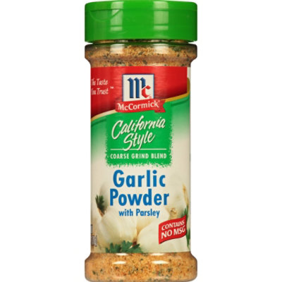 McCormick California Style Coarse Grind Blend Garlic Powder With Parsley - 6 Oz