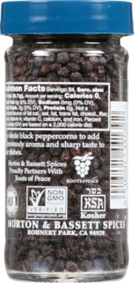 Morton & Bassett Black Peppercorn Whole - 2.1 Oz - Image 5