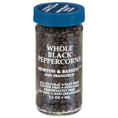 Morton & Bassett Black Peppercorn Whole - 2.1 Oz