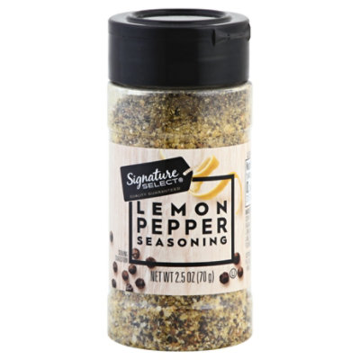 Signature SELECT Lemon Pepper Seasoning - 2.5 Oz - Image 1