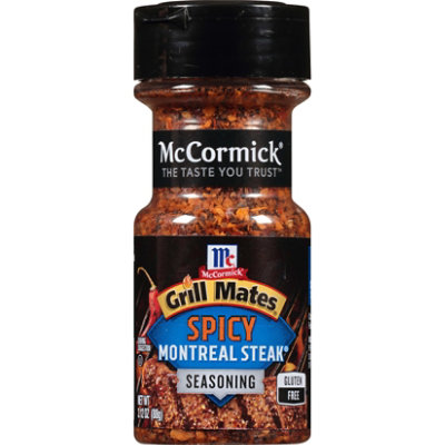 McCormick Grill Mates Montreal Steak Spicy Seasoning - 3.12 Oz