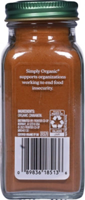 Simply Organic Cinnamon - 2.45 Oz - Image 4