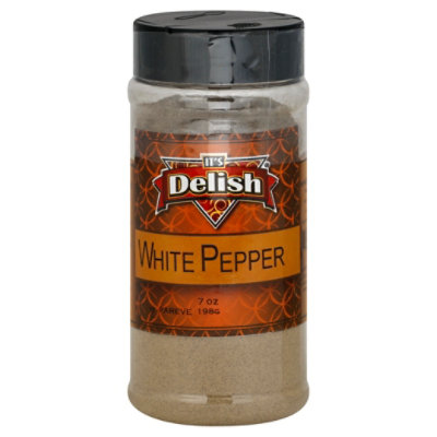 Its Delish White Pepper - 7 Oz - Image 1