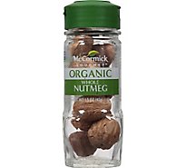 McCormick Gourmet Organic Whole Nutmeg - 1.5 Oz