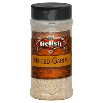 Its Delish Garlic Minced - 9 Oz - Image 1