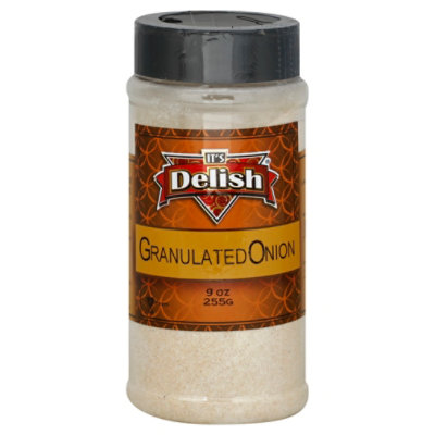 Its Delish Onion Granulated - 9 Oz - Image 1