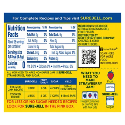 Sure Jell Original Premium Fruit Pectin Box - 1.75 Oz - Image 6