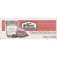 Kerr Half Pint Jars Regular - 12 Count