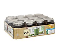 Kerr Pint Jars Wide Mouth - 12 Count