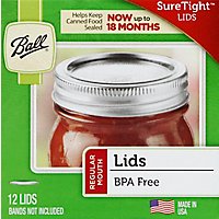Ball Lids Regular Mouth - 12 Count - Image 2