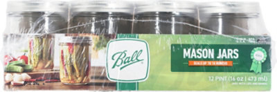 Ball Mason Jars Pint Wide Mouth - 12 Count - Image 4