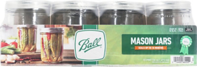 Ball Mason Jars Pint Wide Mouth - 12 Count - Image 2