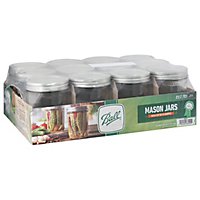 Ball Mason Jars Pint Wide Mouth - 12 Count - Image 1
