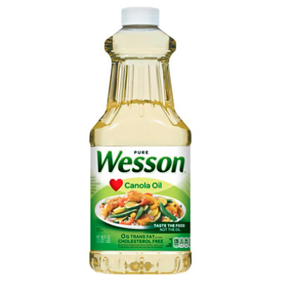 Wesson Canola Oil - 48 Fl Oz - Image 1