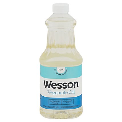 Wesson Vegetable Oil - 48 Fl. Oz. - Image 3