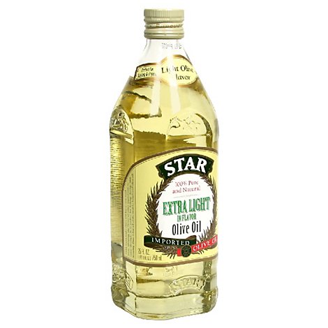 Star Olive Oil Extra Light Bottle - 25 Fl. Oz.