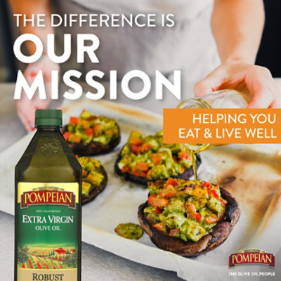 Pompeian Robust Extra Virgin Olive Oil - 32 Fl. Oz. - Image 4