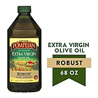 Pompeian Olive Oil Extra Virgin Robust flavor - 68 Fl. Oz. - Image 2