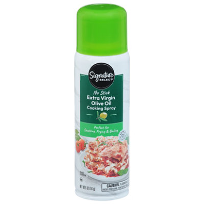 Signature SELECT Cooking Spray No Stick Olive Oil Extra Virgin Aerosol - 5 Oz - Image 3