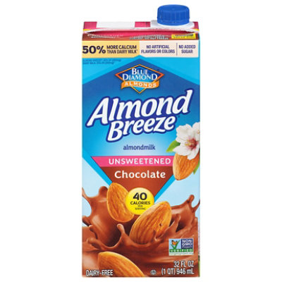 Almond Breeze Unsweetened Chocolate Shelf Stable Almond Milk - 32 Oz - Image 3