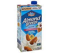 Blue Diamond Almond Breeze Almondmilk Unsweetened Vanilla - 32 Fl. Oz.