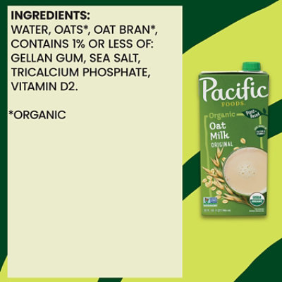 Pacific Foods Original Organic Oat Milk - 32 Fl. Oz. - Image 5