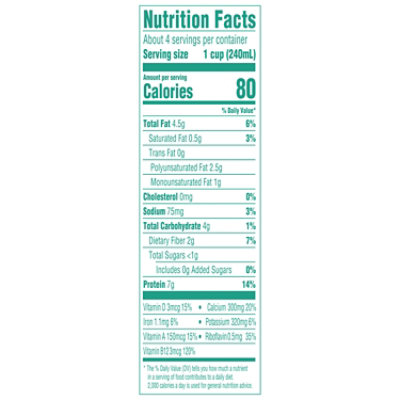 Silk Organic Shelf-Stable Unsweetened Soy Milk - 32 Fl. Oz. - Image 3