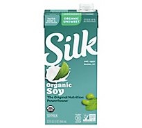 Silk Soymilk Organic Unsweet - 32 Fl. Oz.