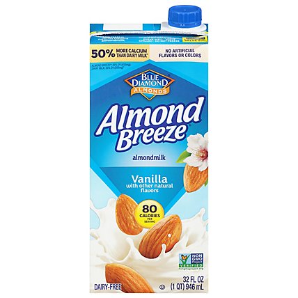 Blue Diamond Almond Breeze Almondmilk Vanilla - 32 Fl. Oz. - Image 3