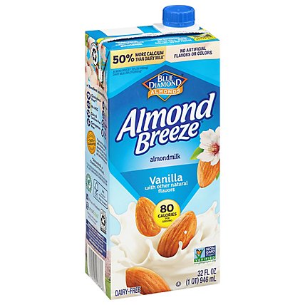 Blue Diamond Almond Breeze Almondmilk Vanilla - 32 Fl. Oz. - Image 1