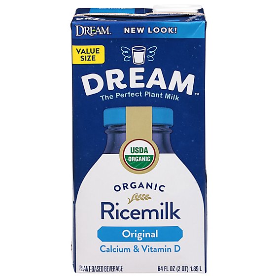 Rice Dream Rice Drink Organic Enriched Original - 64 Fl. Oz.