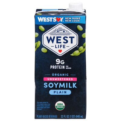 WestSoy Organic Soymilk Unsweetened Plain - 32 Fl. Oz. - Image 3