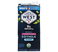 WestSoy Organic Soymilk Unsweetened Plain - 32 Fl. Oz.